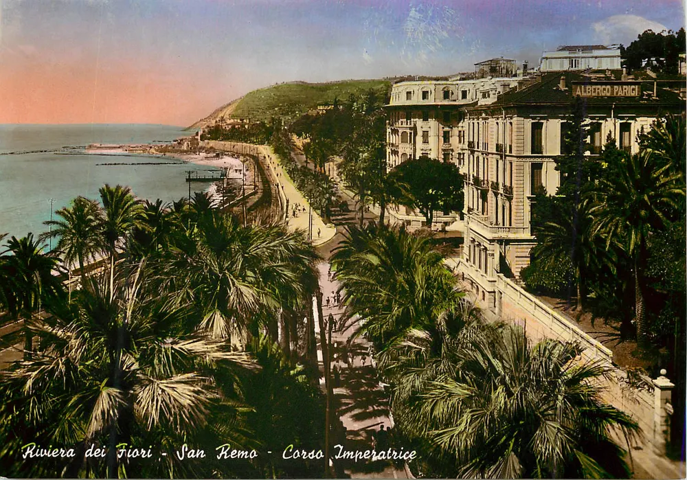 Riviera dei Fiori - San Remo - Corso Imperatrice — Albergo Parigi - Awers