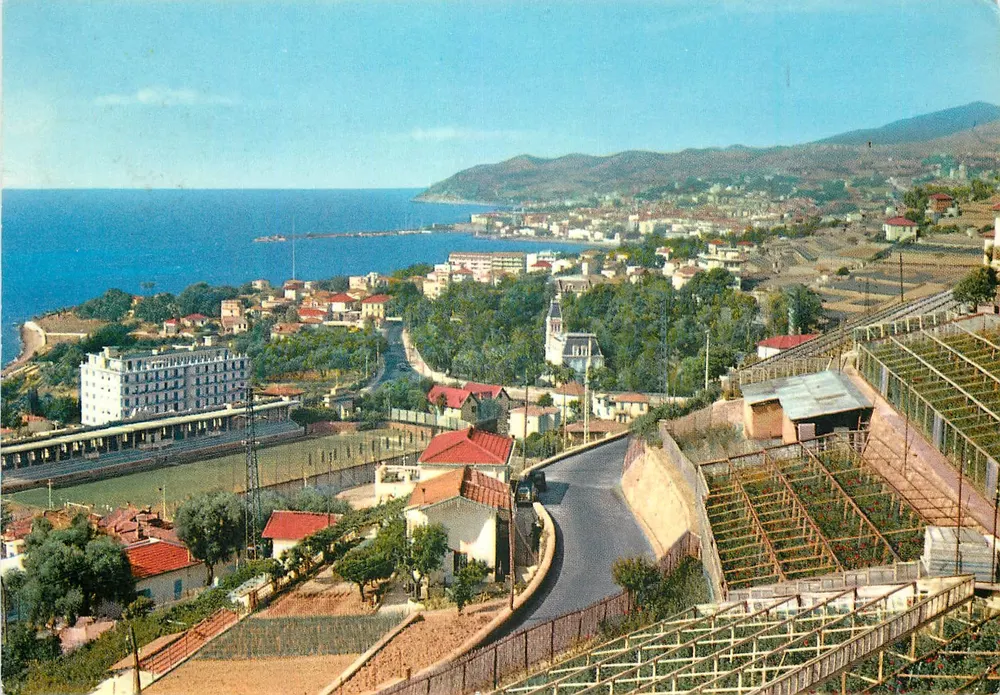 Riviera dei Fiori - San Remo — Panorama da levante — Alterocca Termini, n° A 5970 - Recto