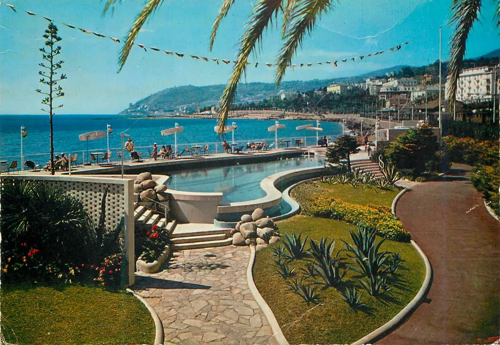 Sanremo — Riviera der Blumen — Panoramablick — Verlag Sanremo - Vorderseite