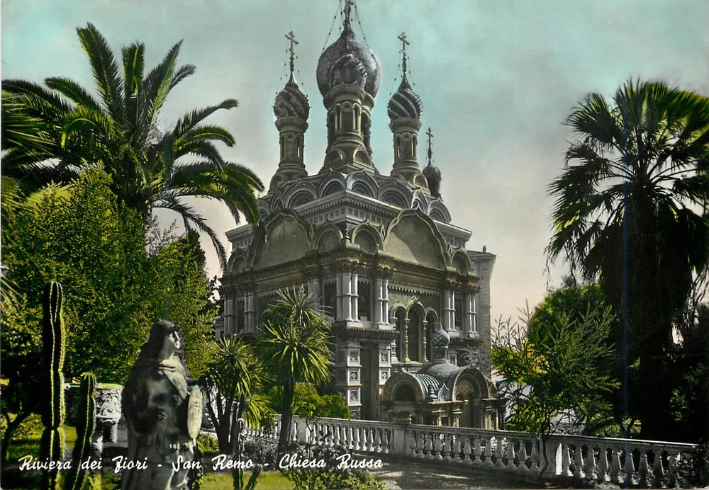 San Remo - Riviera dei Fiori - Russische Kirche - Vorderseite