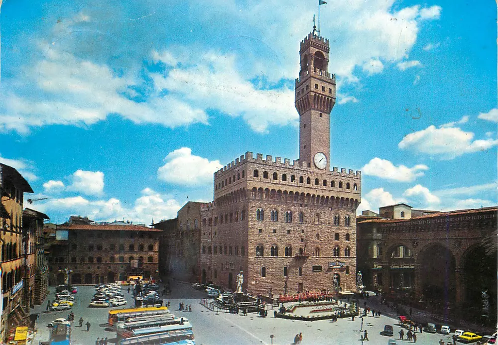 Piazza della Signoria — Florence — De Maria, uitgever, n°3 - Voorkant