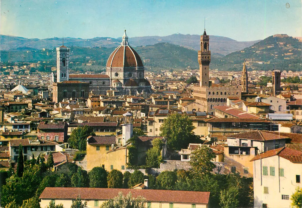 Florença — panorama — Ediz. Giusti di S. Becocci - Firenze - Frente
