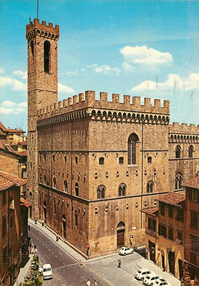 Palazzo del Podestà (Bargello) — Florença — Souvenir Az Firenze 140 - Frente