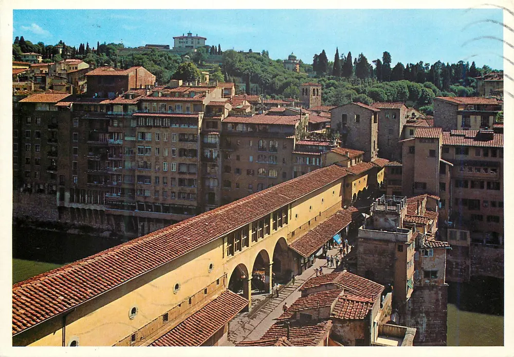 Ponte Vecchio em Florença — vista aérea — COGRAF s.r.l. n°188 - Frente