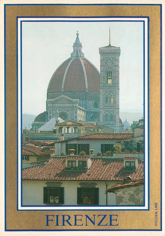 Florence — Dôme et campanile — Golden Line - Recto