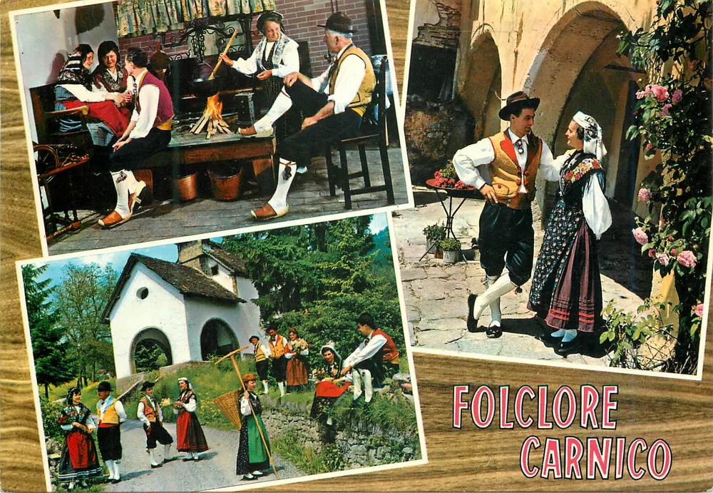 Фолкlore Карнико — Карния — Изд. Cartolnova, № 113 - Лицевая сторона