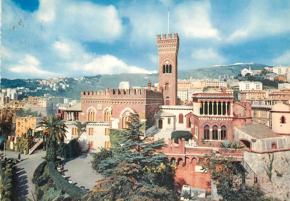 Castello D'Albertis — Genua — n. 410 da fotocolor Kodak Ektachrome - Awers