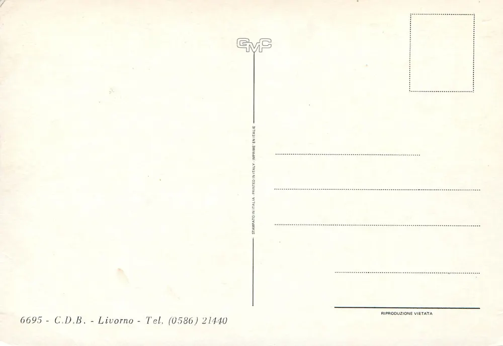 Livorno — vista panorâmica — C.D.B. Livorno - Verso