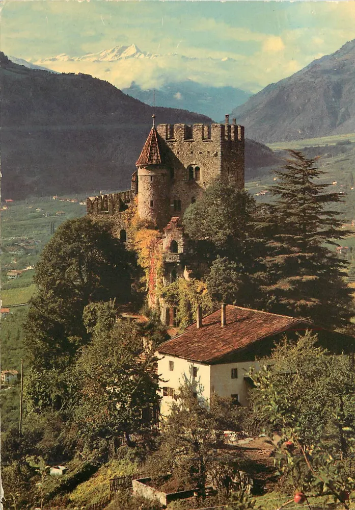 Castelo de Meran — Tirol do Sul — editor foto u. verlag, n° 101/349 - Frente