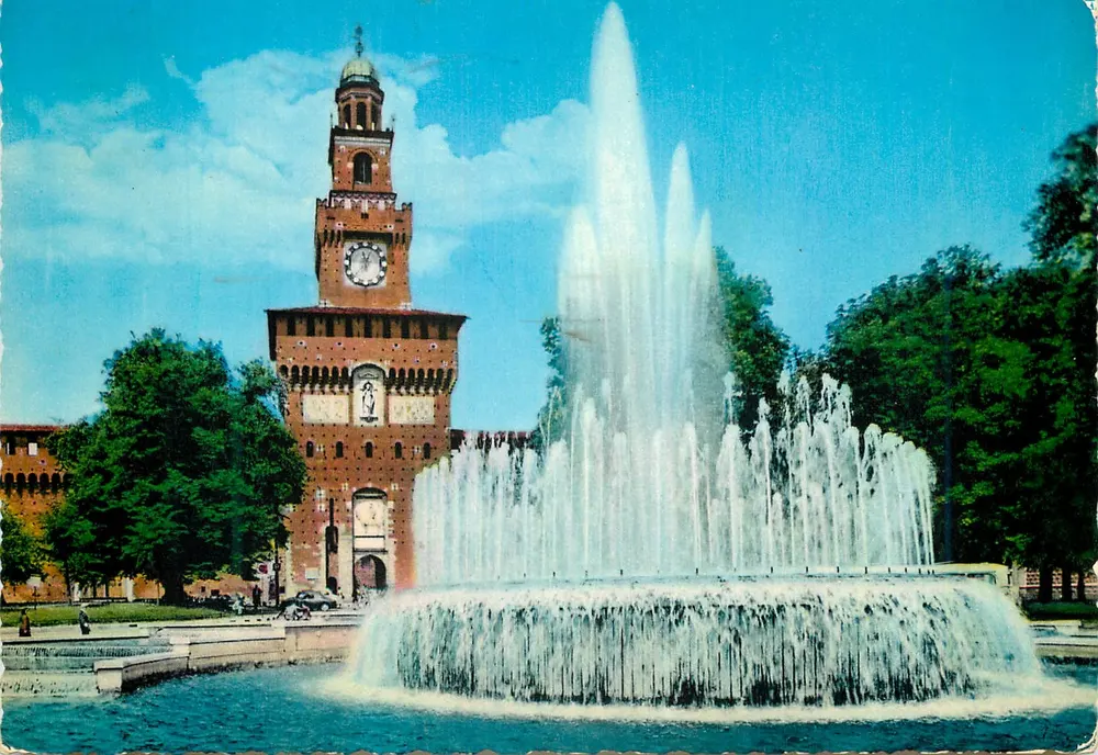 मिलान - स्फोर्जेस्को किला — फोटोग्राफी जीएसई नंबर 58 - आगे