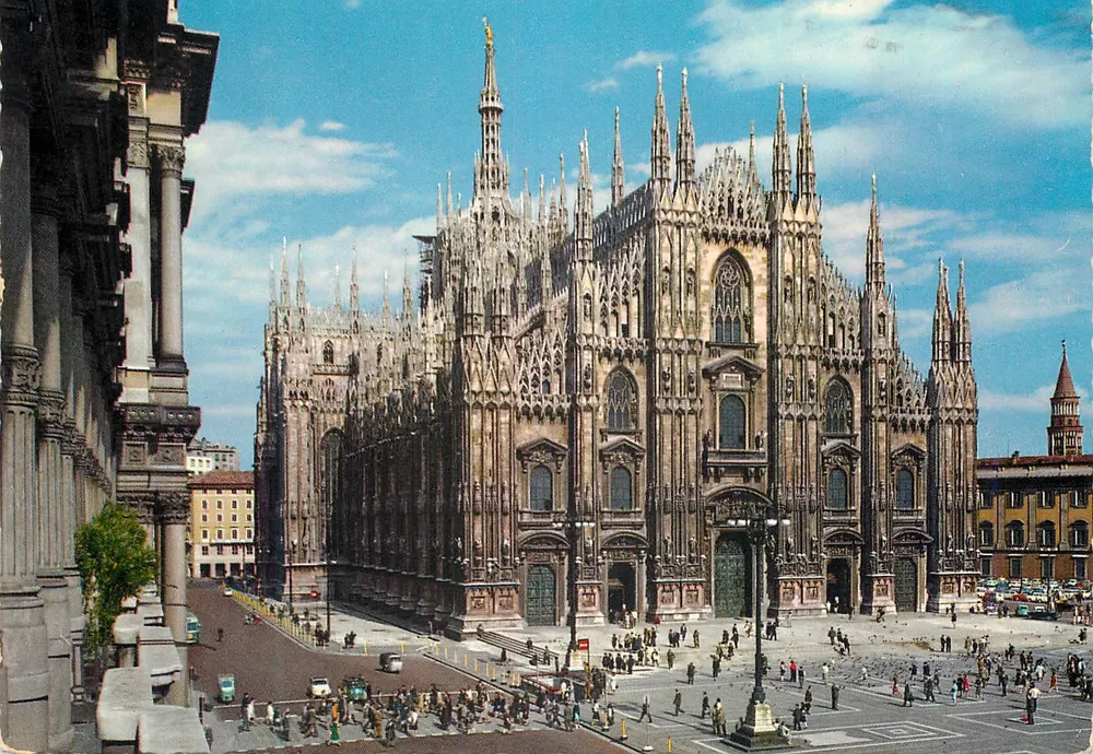 Milão - Duomo — editor MILAND DEP, n° MIL 351 - Frente