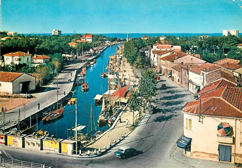 Cervia - Milano Marittima — Porto Canale — publisher Rotalfoto Milano, no. 8962 - Front