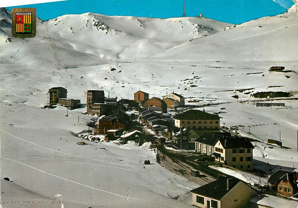 Andorra — Vue générale du Pas de la Casa — éditeur ESCUDO DE ORO, S.A. - Barcelona - Front