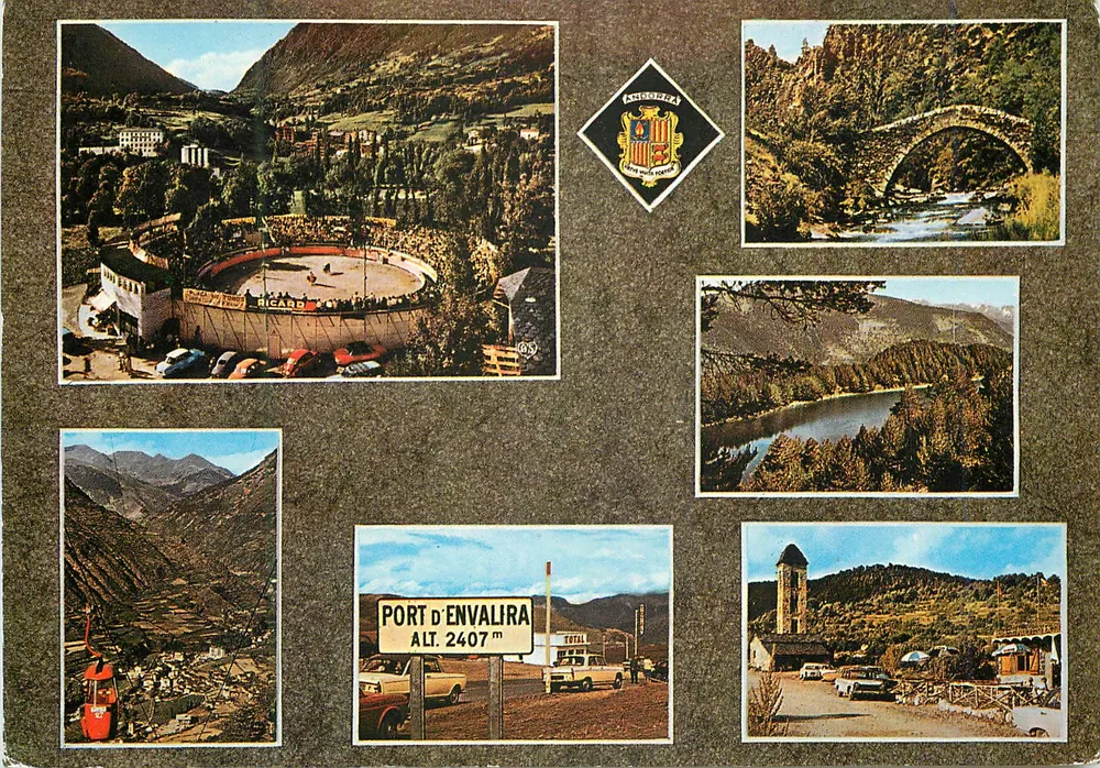 Port d'Envalira — summit of the pass — publisher Andorra - Front
