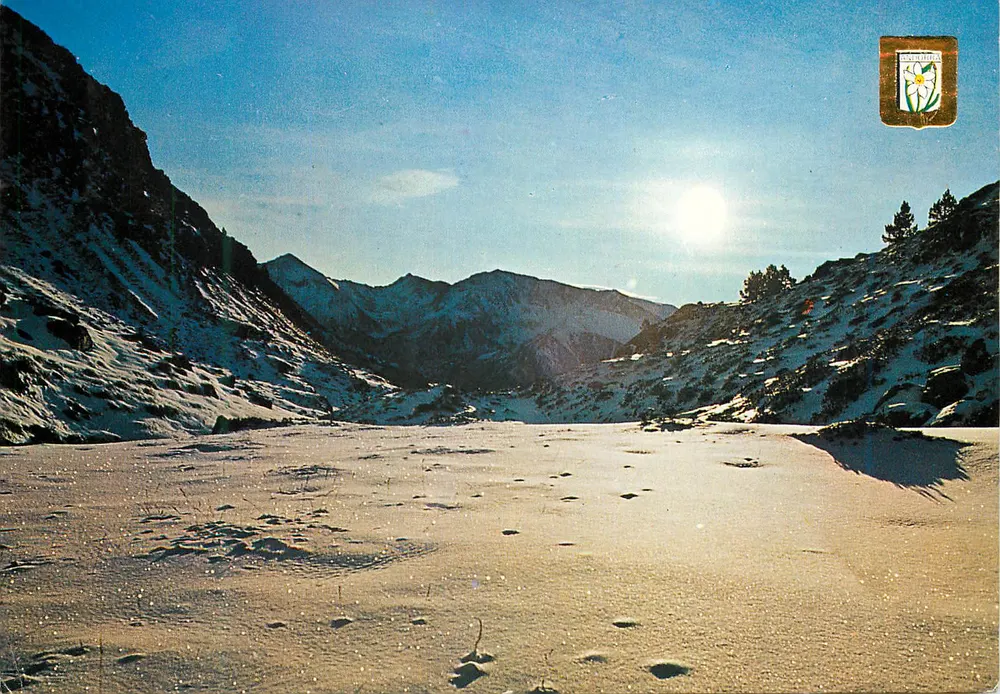 Landschaft von Tristaina — Valls d'Andorra — Verlag Comercial Escudo de Oro, n° 353 - Vorderseite