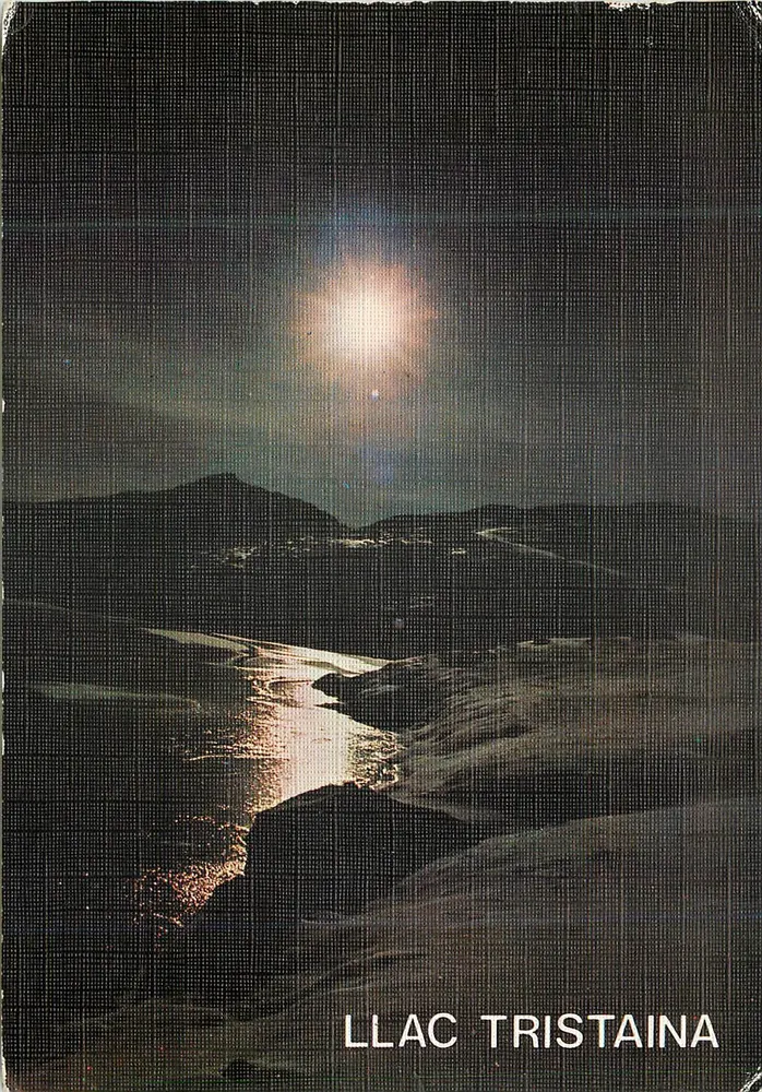 Lac Tristaina — Morgen über Lac Tristaina — Postales Escudo de Oro, n° 351 - Vorderseite