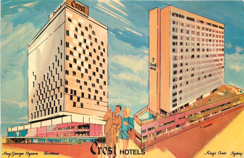 Crest Hotels — King George Square Brisbane and Kings Cross Sydney — Crest Hotels - Front