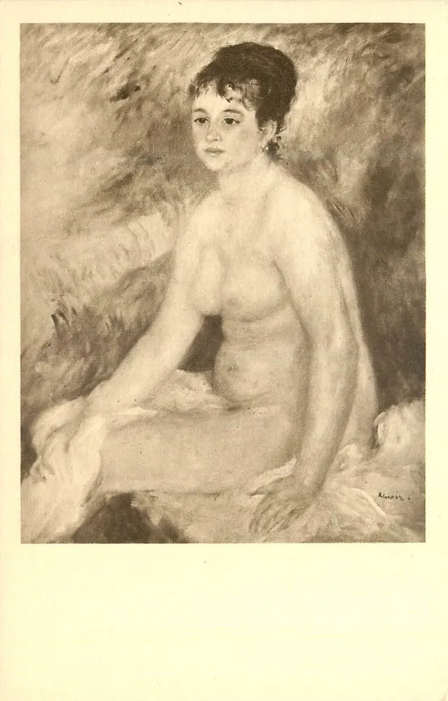 Vrouwelijk naakt — werk van Renoir — uitgave Wiener Museen Nr. 41 - Voorkant
