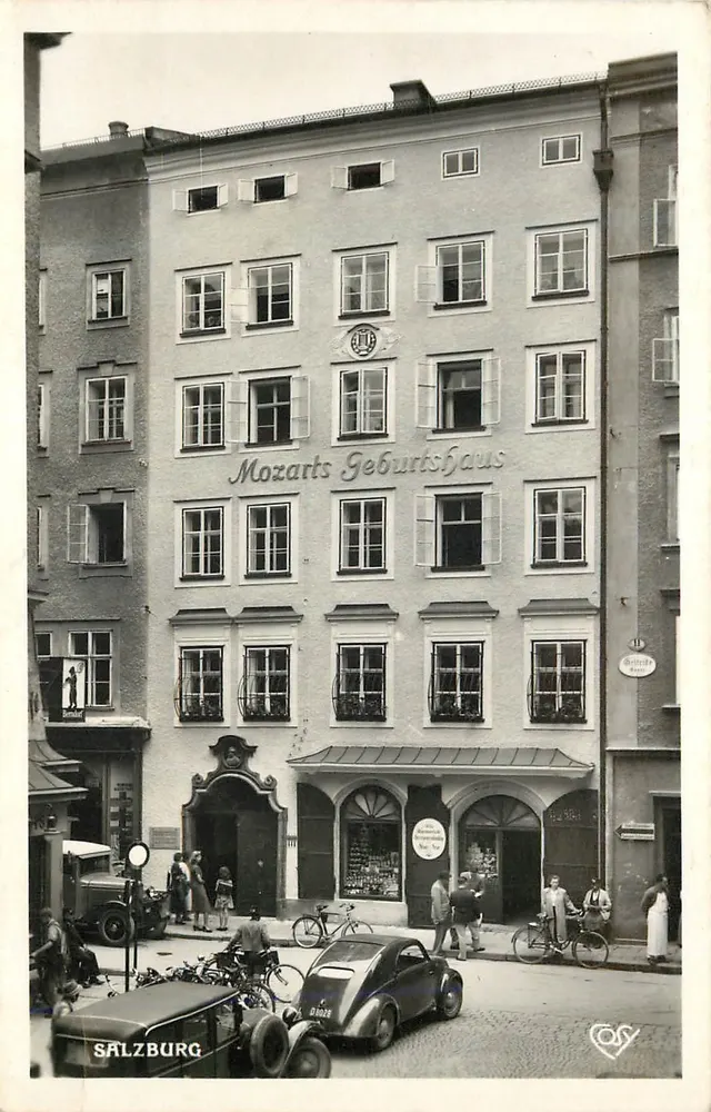 Casa natal de Mozart — Salzburgo — Cosy-Verlag - Frente