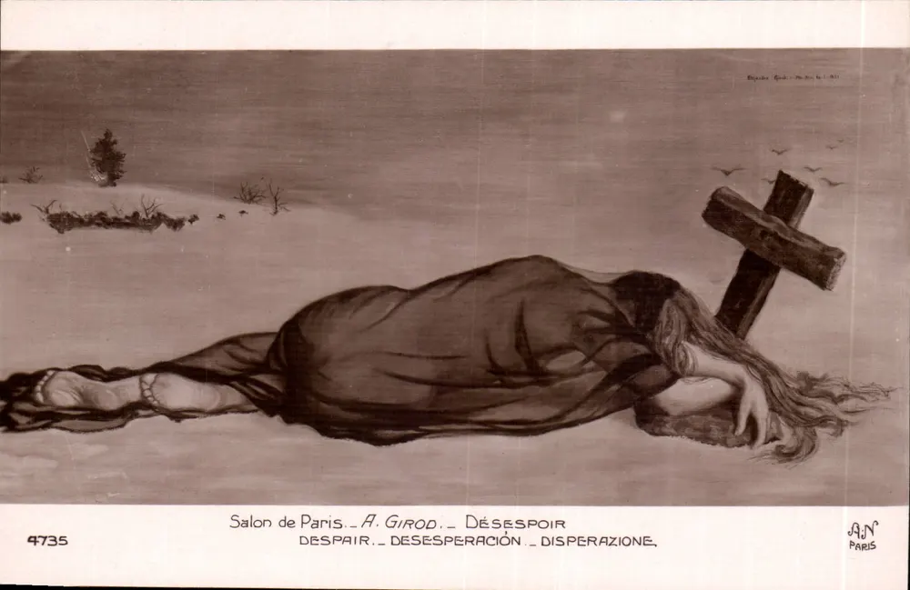 Verzweiflung — A. Girod — Paris Salon — n° 4735 - Vorderseite