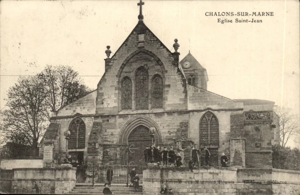 Chalons-sur-Marne — Église Saint-Jean — Édition des Magasins Réunis - Recto