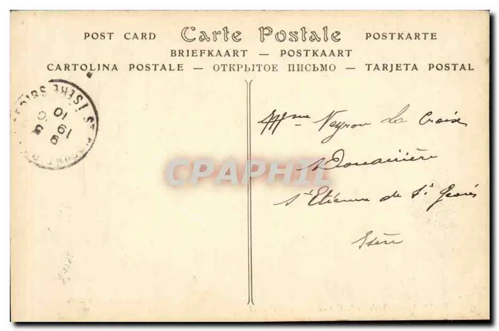 Le Mans — Abside da Catedral — Edição L. Joniaux — n°36 - Verso