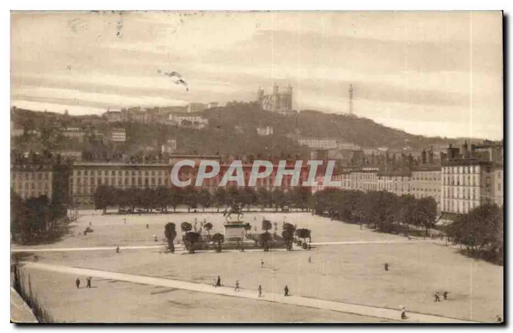 Place Bellecour — Lyon — editor não identificado, n° de série não visível - Frente