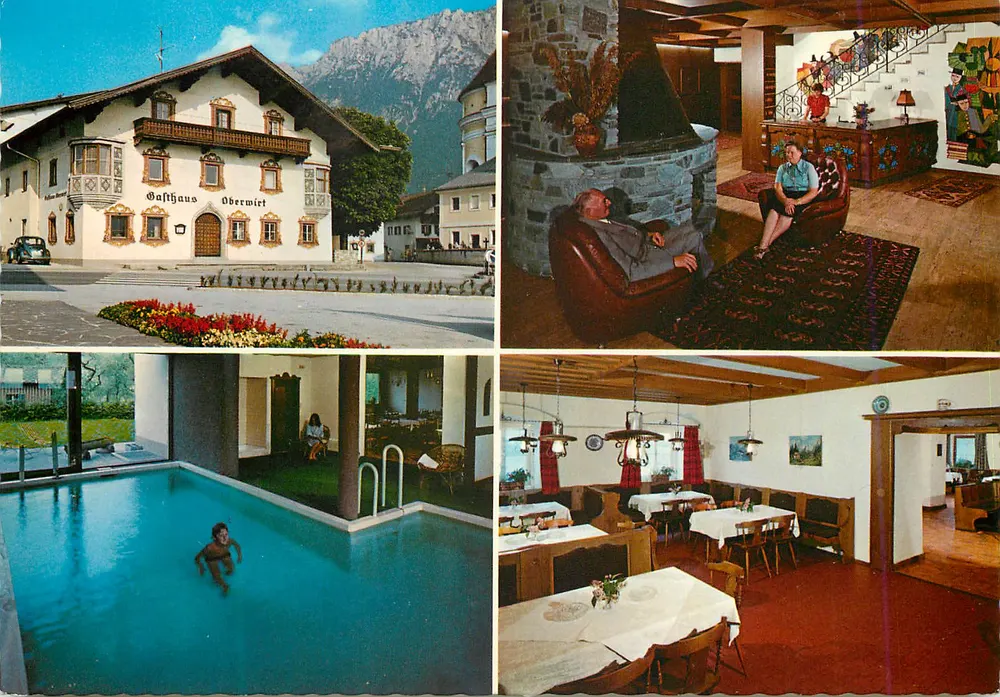 Gasthaus Oberwiet — Alpy bawarskie — wydawca nie widoczny - Awers