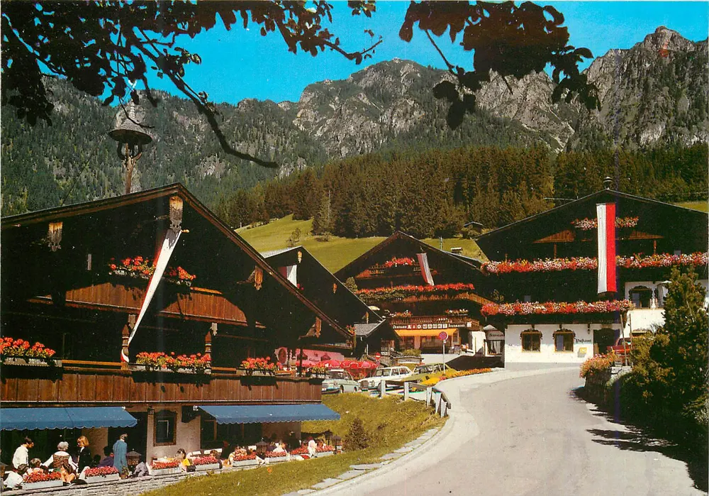 Blumendorf Alpbach — Tirol — Troller Kunstverlag Chizziali - Anverso