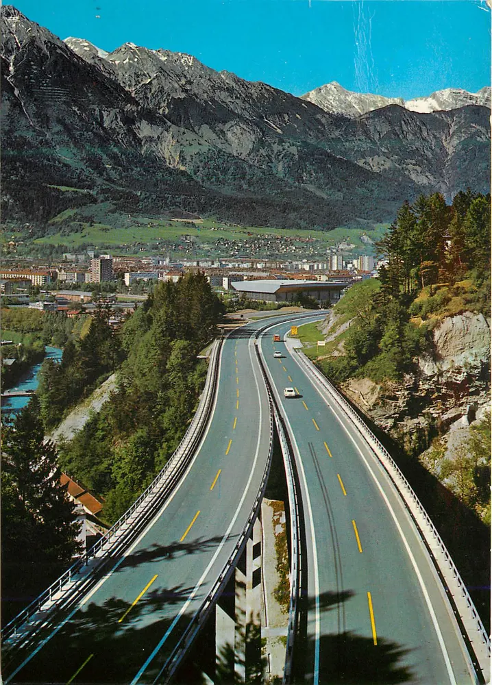 Bergstraße — Panoramablick — Verlag nicht sichtbar - Vorderseite