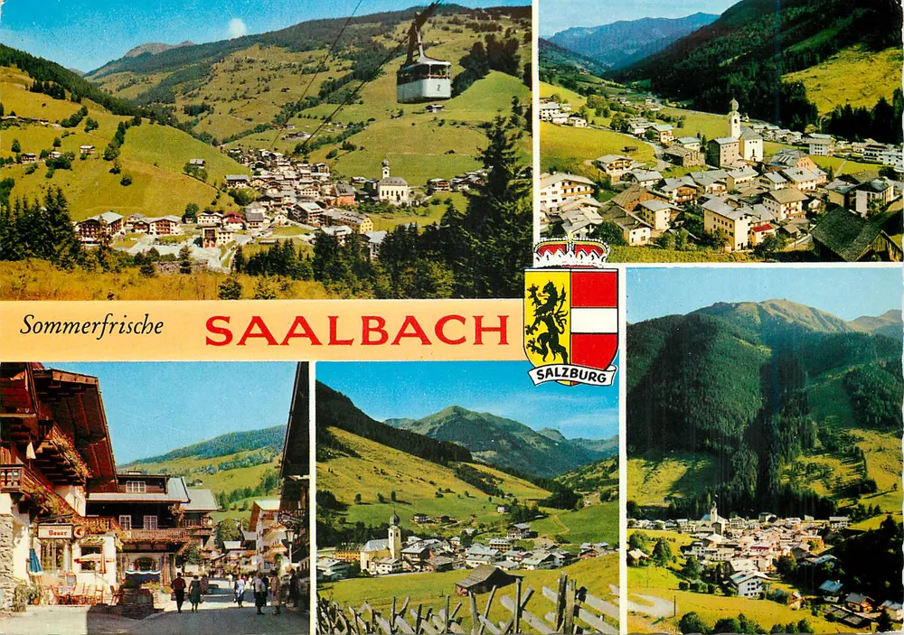 Saalbach — Verão — editor desconhecido, número de série não visível - Frente
