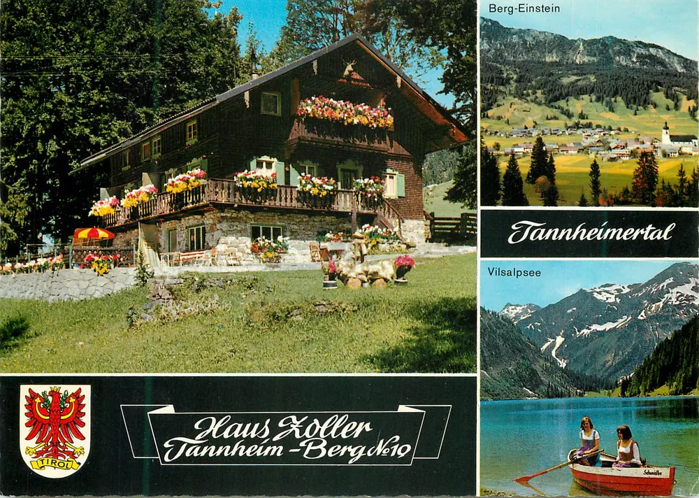 Haus Koller — Tannheim-Bergd 19 — Tannheimertal — Vilsalpsee — Berg-Einstein — Tirol - Vorderseite