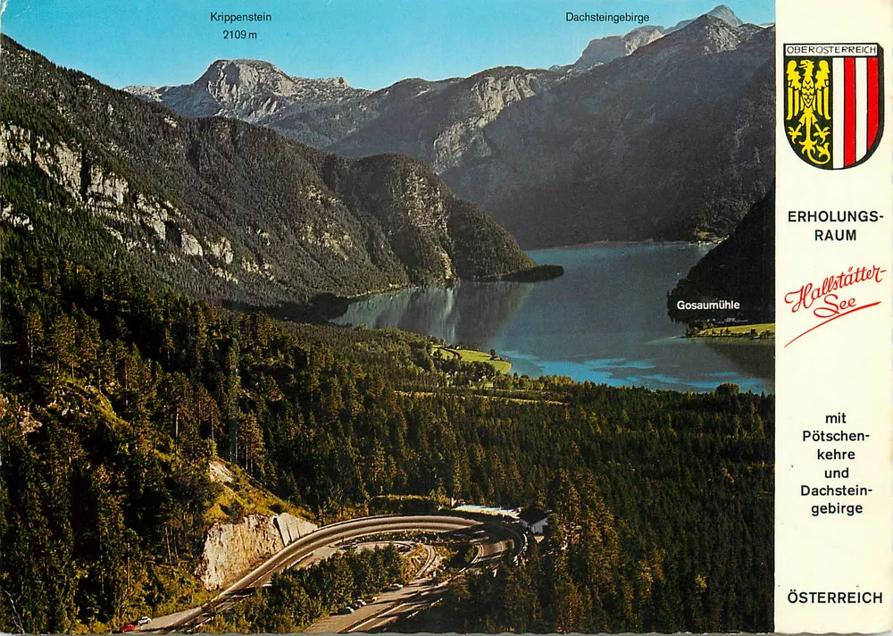 Lago Hallstätter — Krippenstein 2109 m — Oberösterreich - Frente