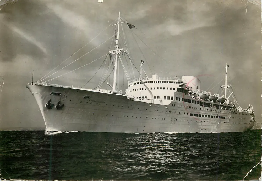 Die Marseilleoise — Dampfer der Compagnie des Messageries Maritimes — Ansichtskarte - Vorderseite