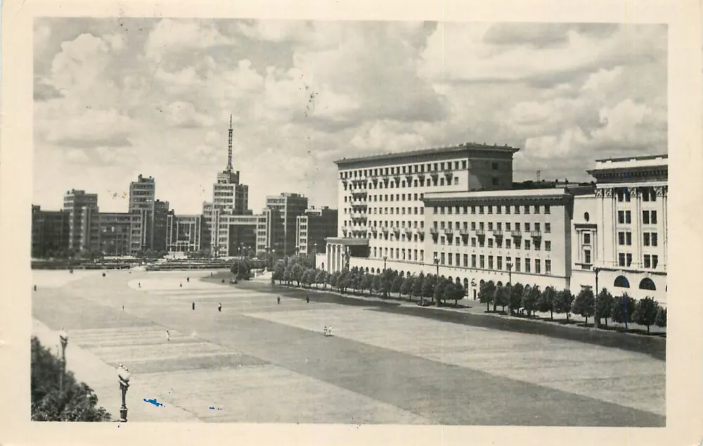 Praça do 24 de Outubro — vista panorâmica — Editor: Fabrique de photodruck de Kiev - Frente