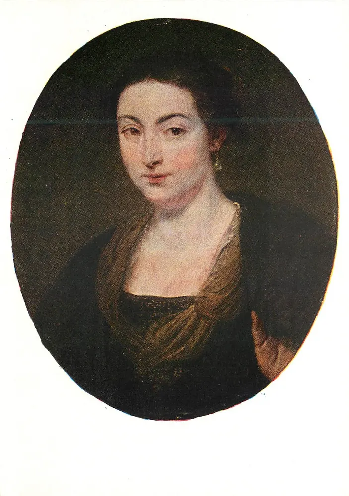 Porträt einer Dame — Peter Paul Rubens (1577-1640) — Verleger IZOGHIZ, Serie A08954-63 - Vorderseite
