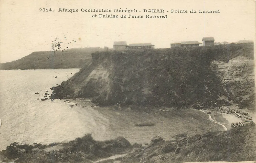 DAKAR - Pointe du Lazaret und Falaise de l'anse Bernard — Westafrika (Senegal) — Allgemeiner Verlag Portier-Douat - Vorderseite