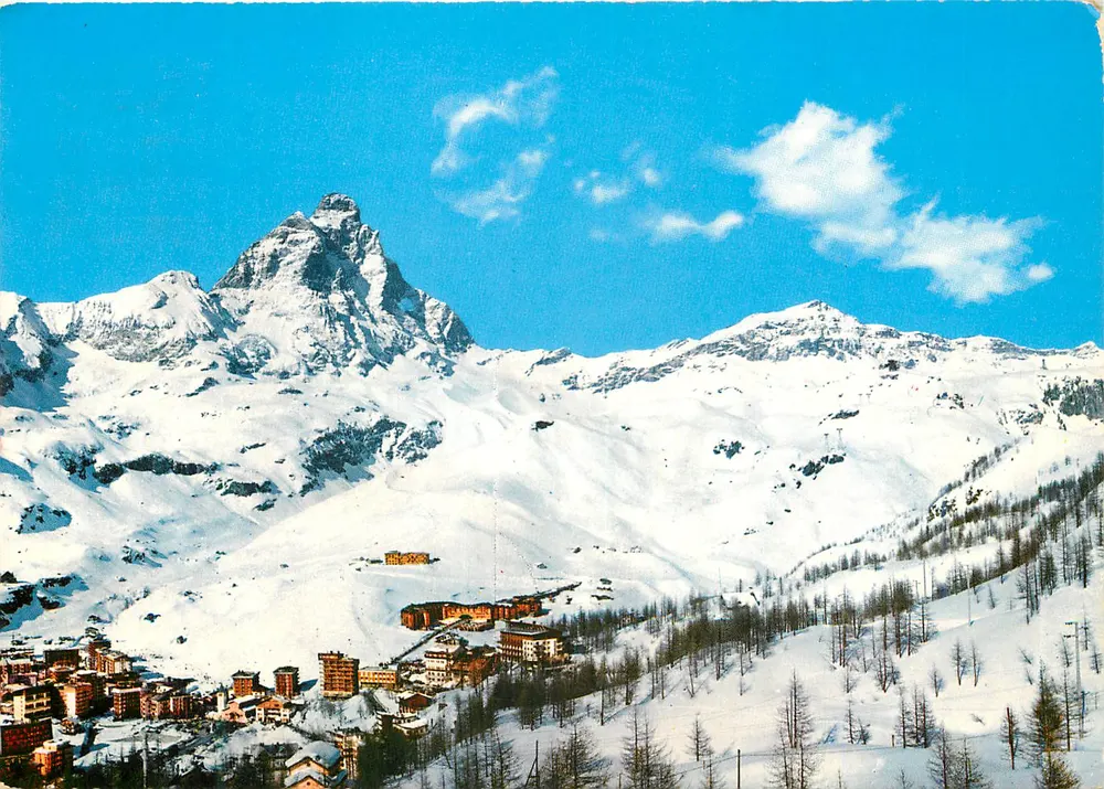 BREUIL-CERVINIA m. 2050 — Dolina Aosty — wydawca Brunner & C. nr A 31 - Awers