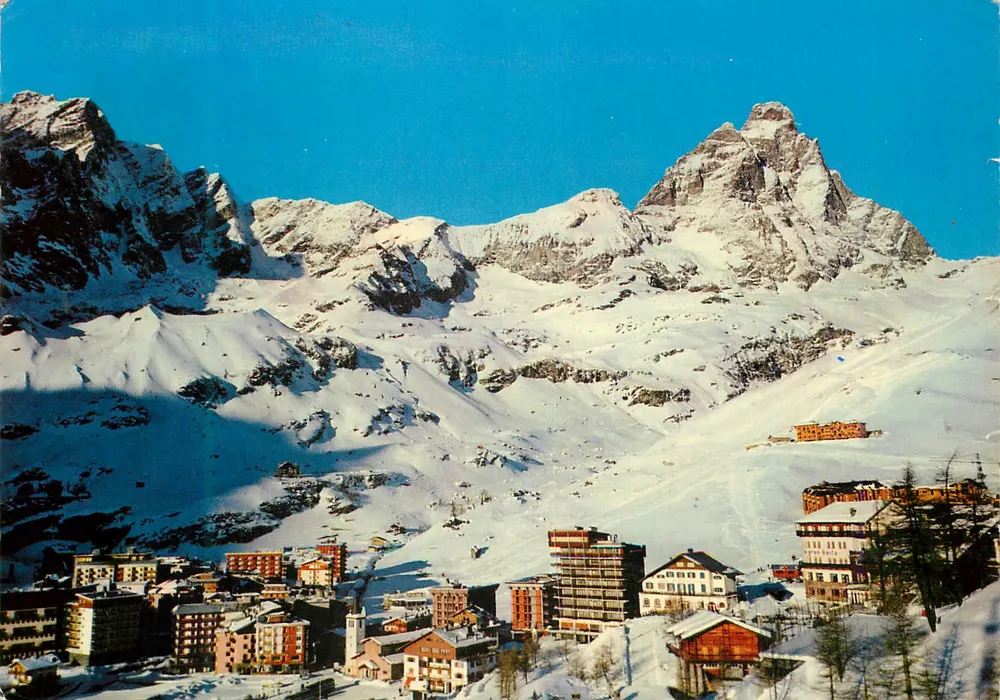 BREUIL-CERVINIA m. 2050 — Vista panorâmica — Brummer & C. Como A 52 - Frente