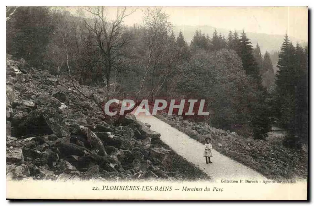 Plombières-les-Bains — Moraines do Parque — Coleção P. Duroch - Agência de Aluguel - Frente