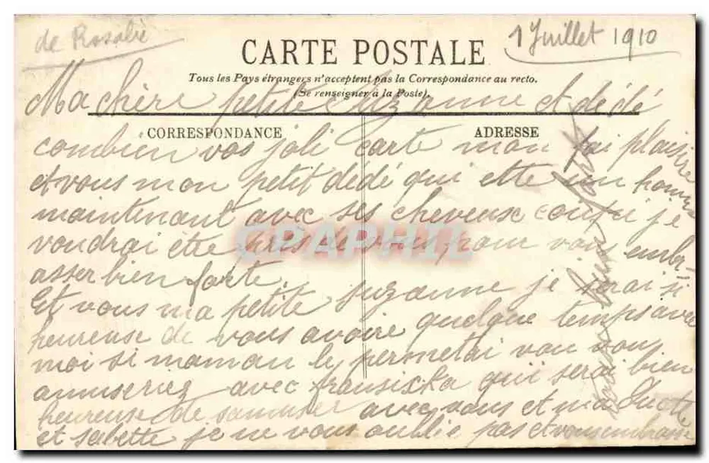 Vichy — A Igreja de São Blásio — LL. — n° 233 - Verso