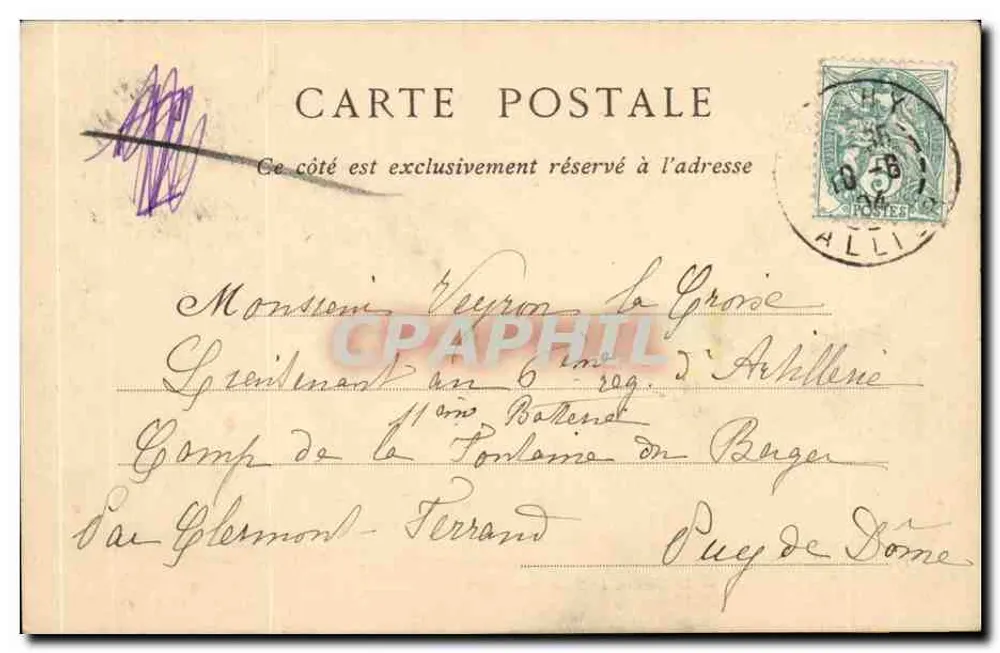 Vichy — Das Casino, der Konzertsaal — Collections ND Phot - Rückseite