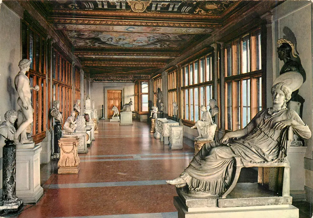 Galleria degli Uffizi - II Gang — Innocenti - Verleger in Florenz, n° 623 - Vorderseite