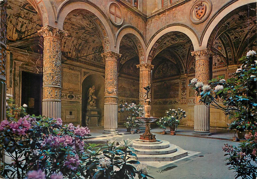 Palazzo Vecchio — Cour des fleurs — Innocenti, n°175 - Vorderseite