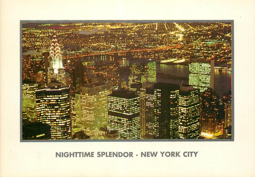 ESPLÊNDOR NOTURNO • CIDADE DE NOVA YORK — Alfred Mainzer Inc. n° 9364 - Frente