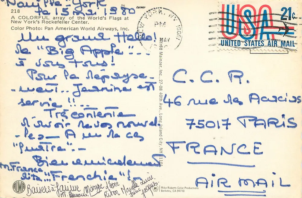 Rockefeller Center — Nova York — Pan American World Airways, Inc. n°218 - Verso