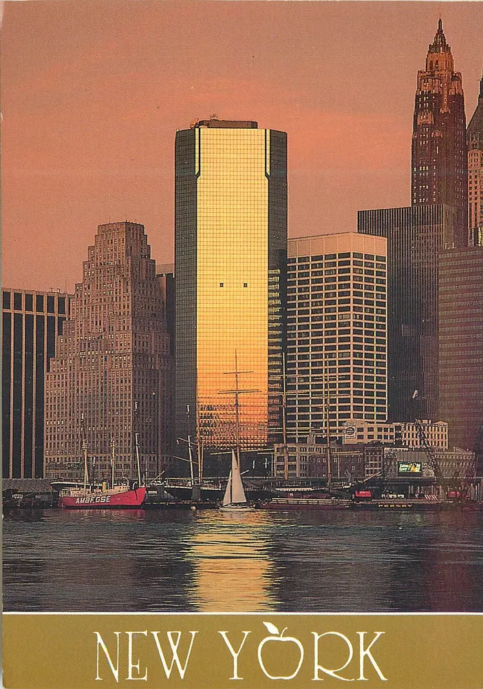 New York — South Street Seaport at Dusk — City Merchandise Postcards NYS 507 - Recto