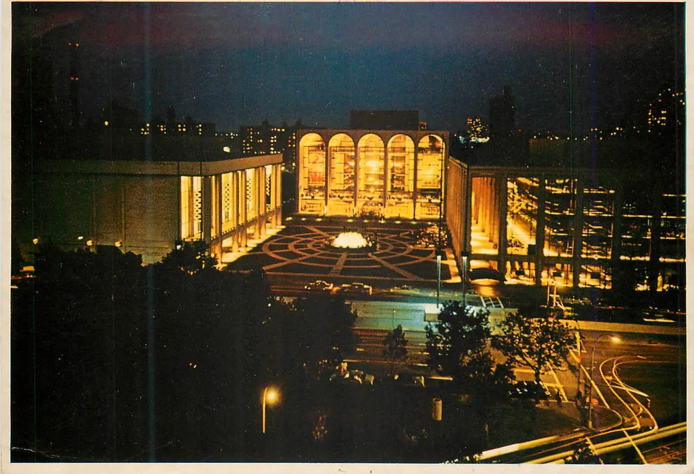 Lincoln Center für die darstellenden Künste — New York City — Manhattan Post Card Co., Inc. n° 71-03 80th Street - Vorderseite