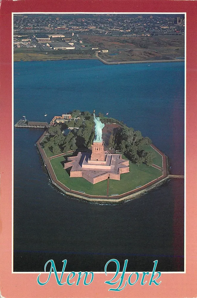 Statue der Freiheit — New York — City Merchandise - Vorderseite
