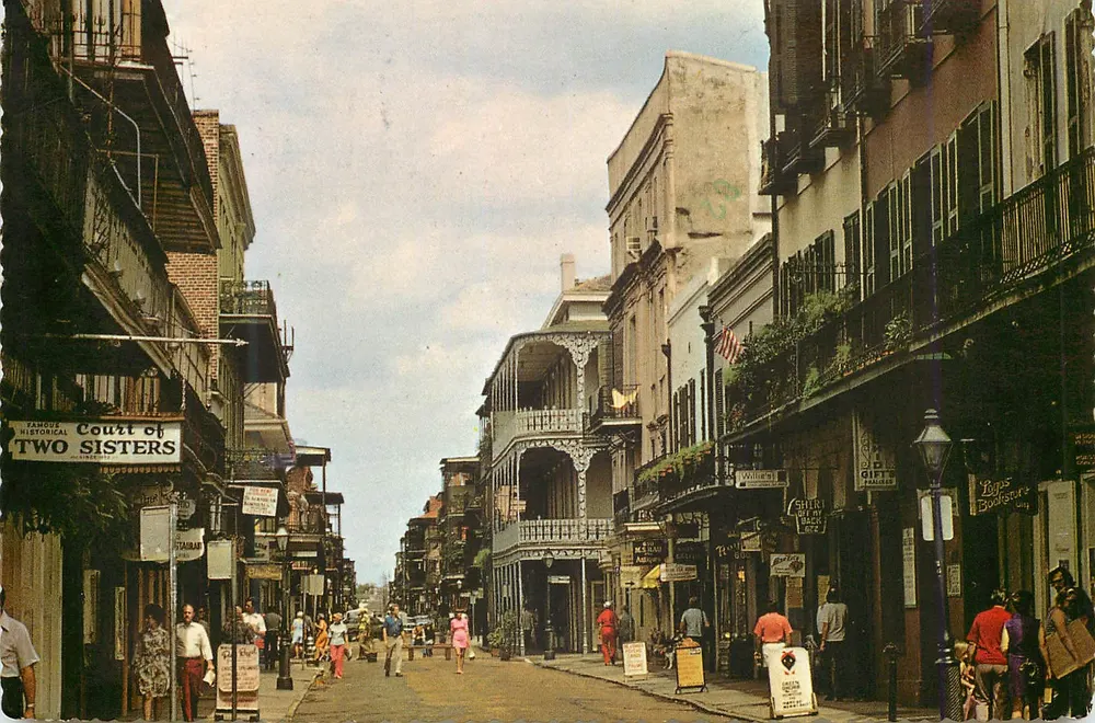 Court of Two Sisters — Royal Street, New Orleans — H.S. Chocker Co. - Vorderseite